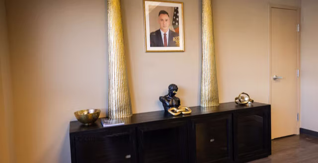The Archangel Centers front office reception detail