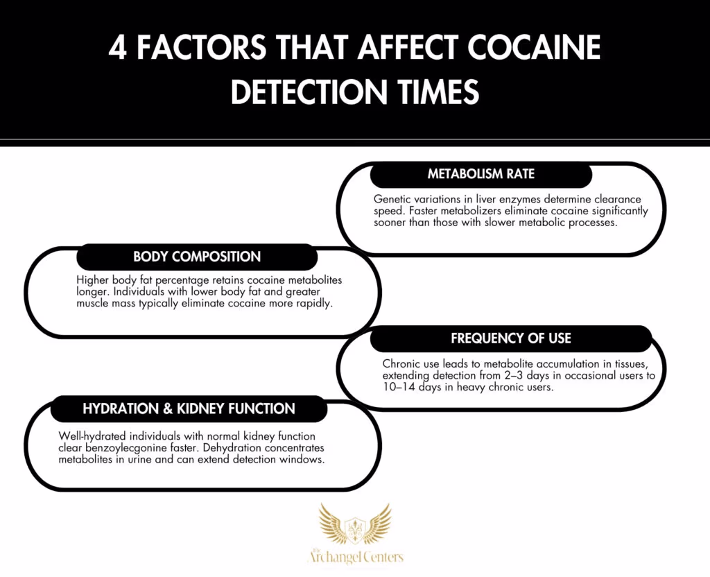 Inline graphic for The Archangel Centers article: cocaine/how-long-in-system