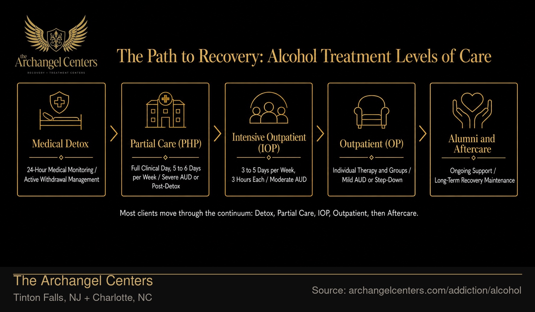 The Path to Recovery: Alcohol Treatment Levels of Care.