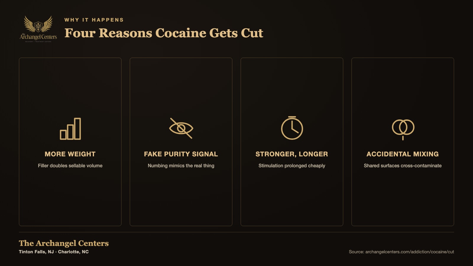 Why do people cut cocaine