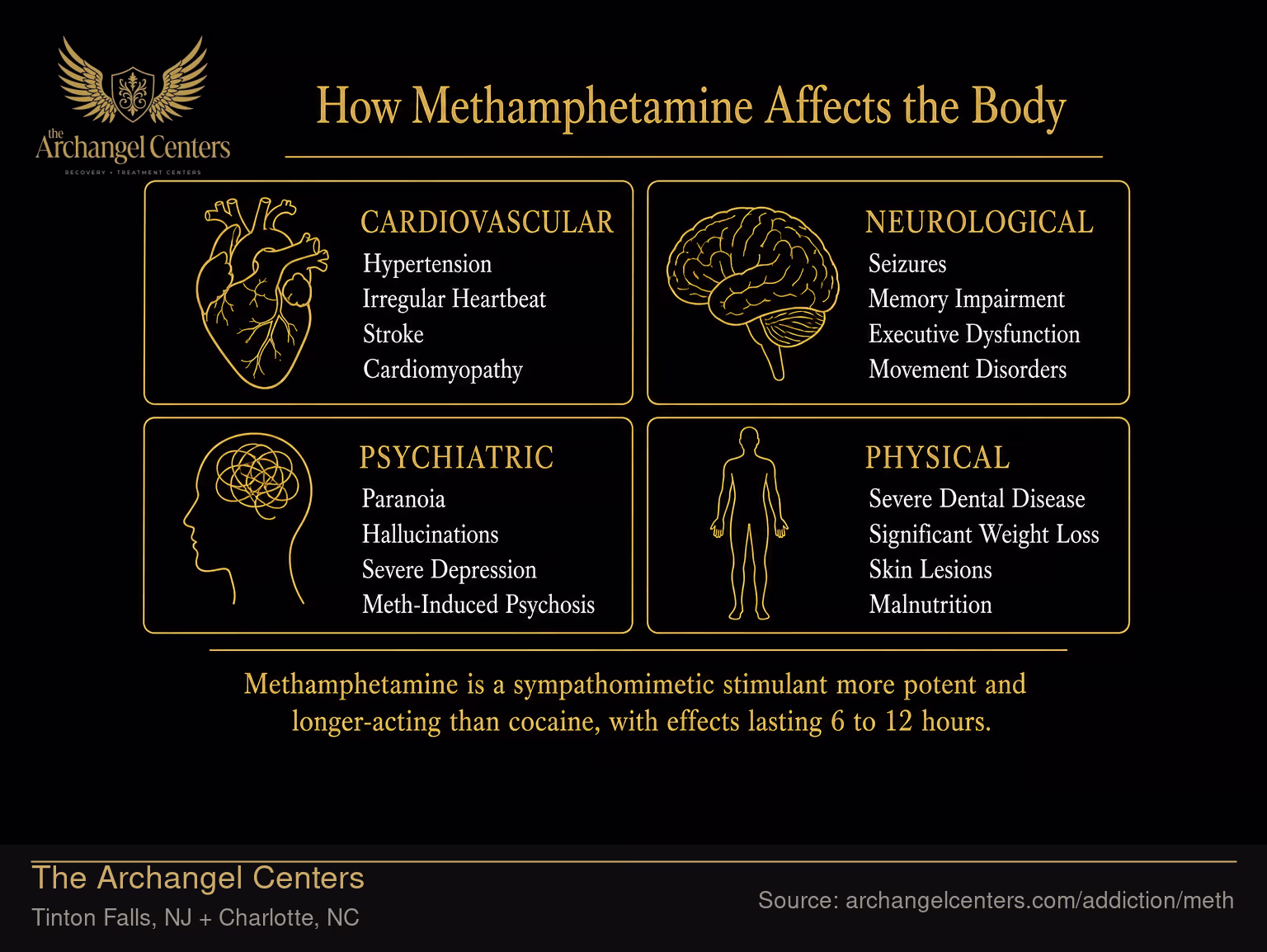 How Methamphetamine Affects the Body.